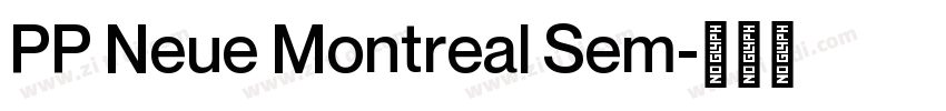PP Neue Montreal Sem字体转换